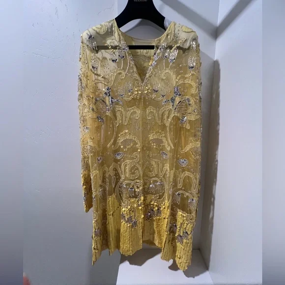 Louis Vuitton sheer sequin dress